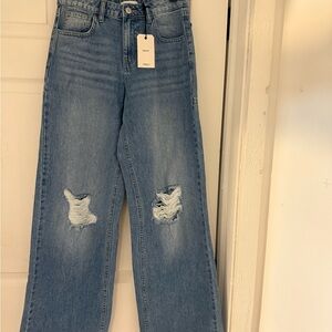 NEW Classic Blue Distressed Women's Jeans